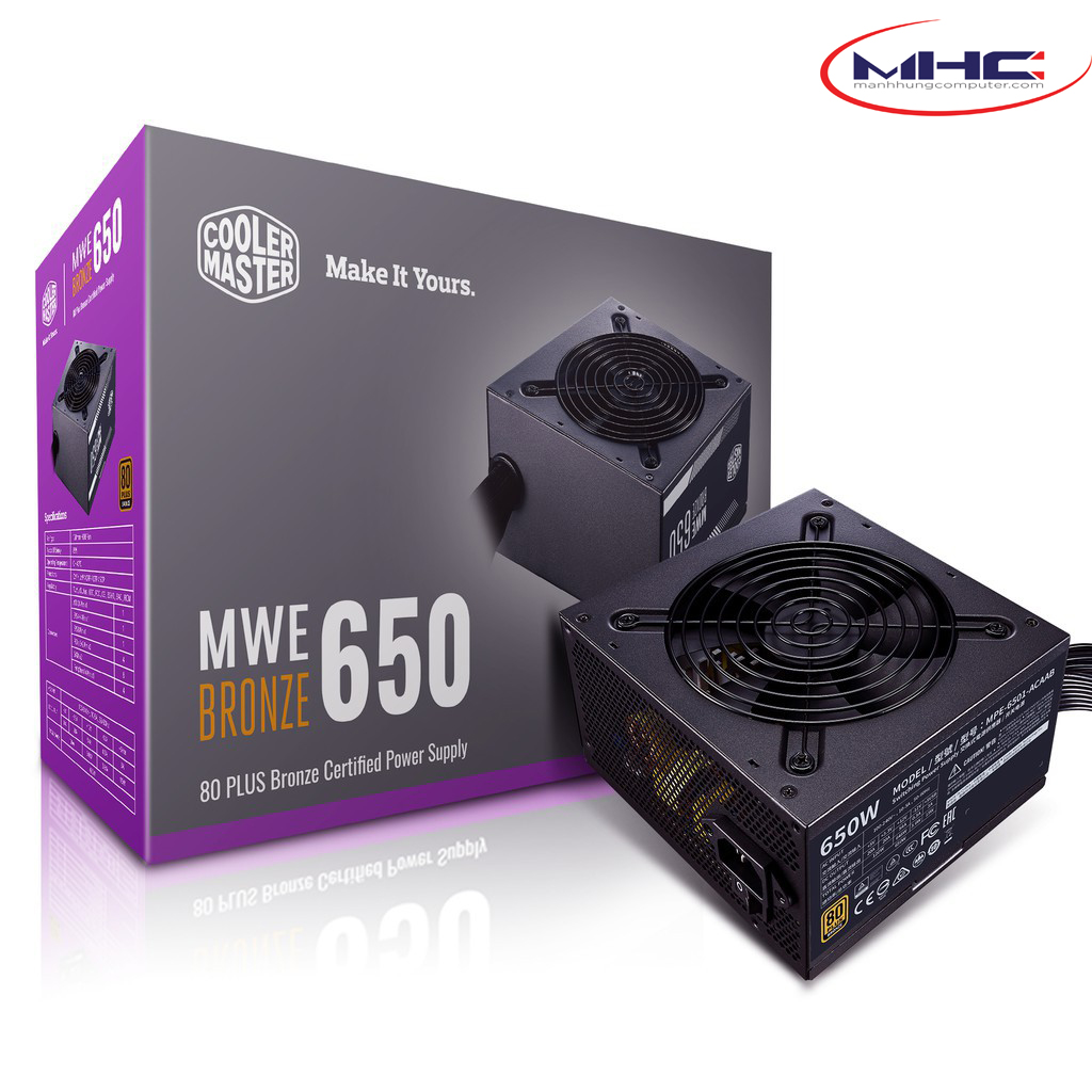 Nguồn máy tính Cooler Master MWE Bronze 650W
